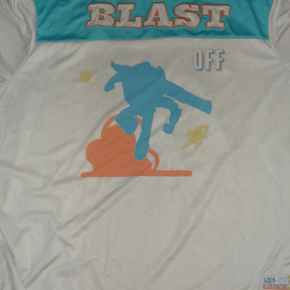 Toy Story Blast Off  jersey in cream and Blue